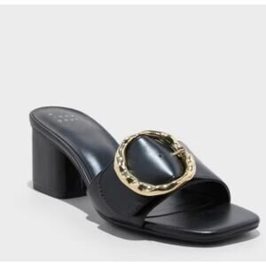 A New Day Diana Block Heel Size 8.5 Target Buckle New Pump